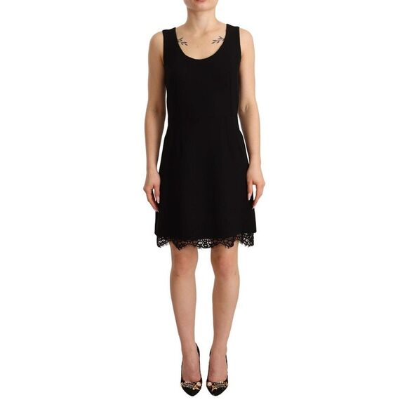 Dolce & Gabbana Black Cut Out A-line Sheath Mini Dress main image 1